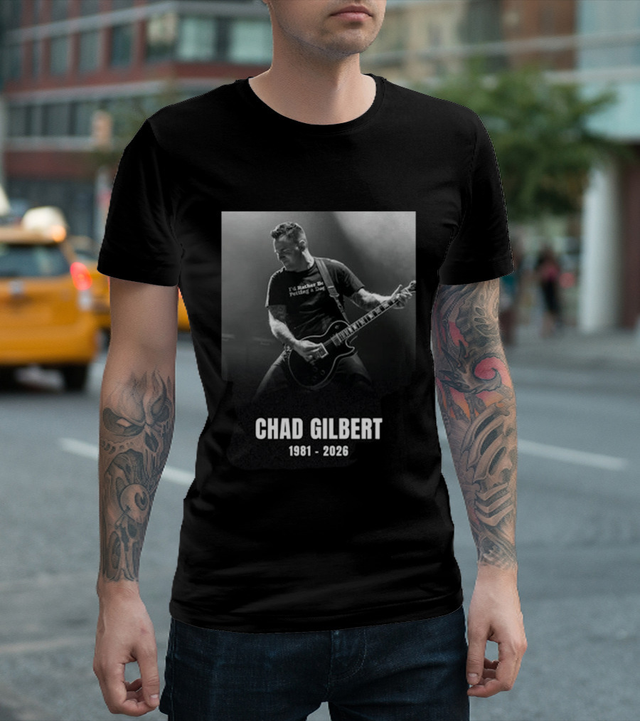Chad Gilbert 1981 2026 I'd Rather Be Petting A Dog T-Shirt