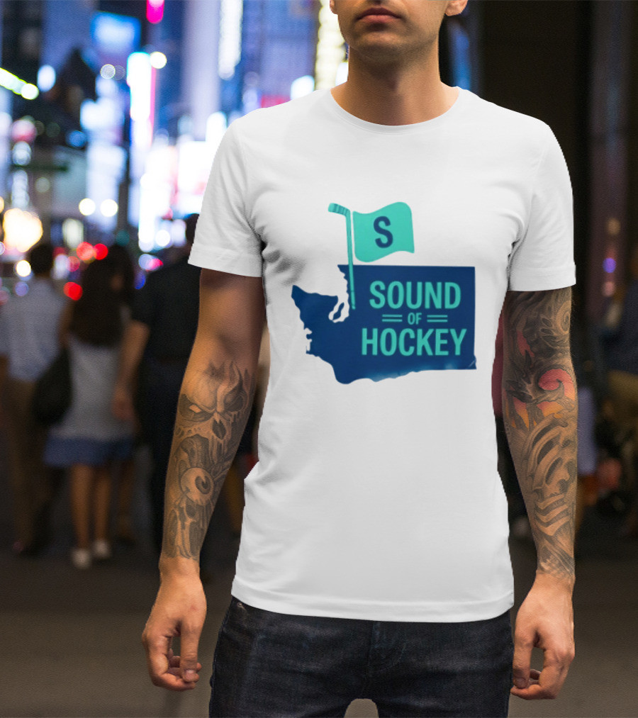 Seattle Kraken Sound Of Hockey State Flag S T-Shirt