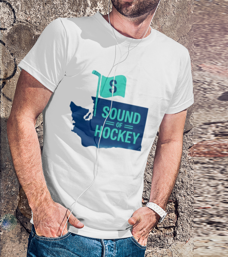 Seattle Kraken Sound Of Hockey State Flag S T-Shirt
