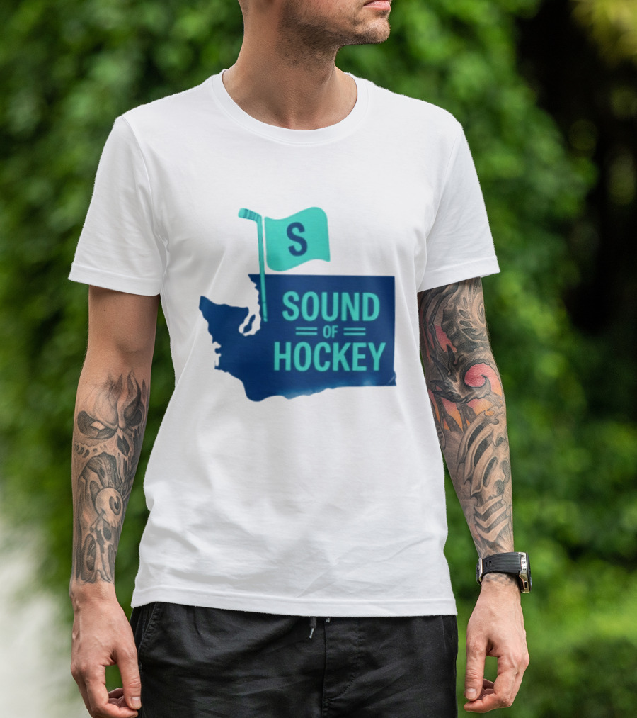 Seattle Kraken Sound Of Hockey State Flag S T-Shirt