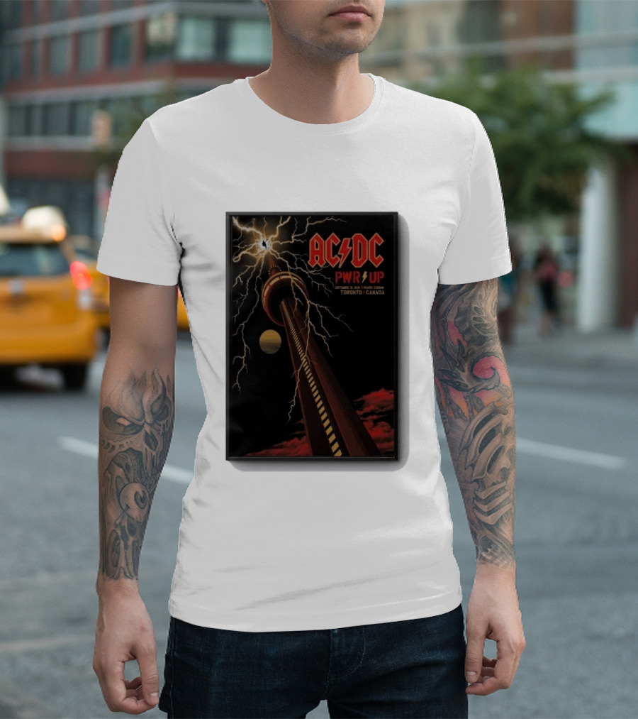 AC DC PWR UP Toronto Canada 2026 Rogers Stadium Concert T-Shirt