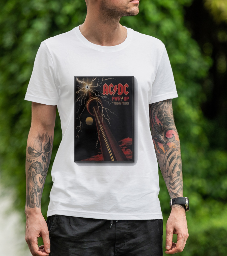 AC DC PWR UP Toronto Canada 2026 Rogers Stadium Concert T-Shirt