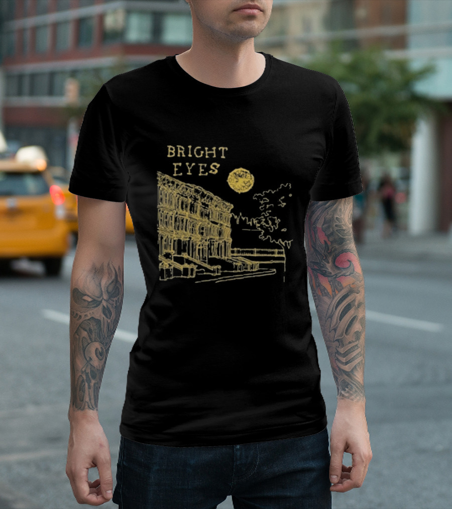 Bright Eyes I'm Wide Awake It's Morning Sun And Building Scene T-Shirt