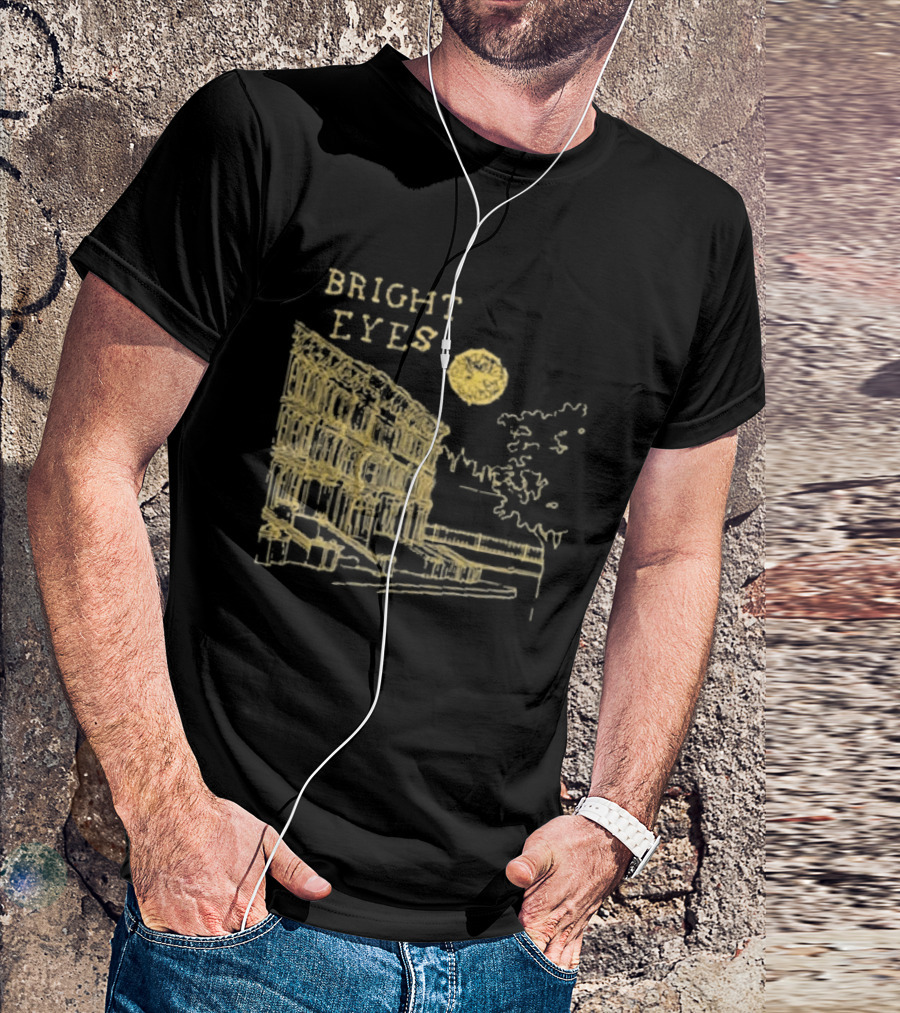 Bright Eyes I'm Wide Awake It's Morning Sun And Building Scene T-Shirt