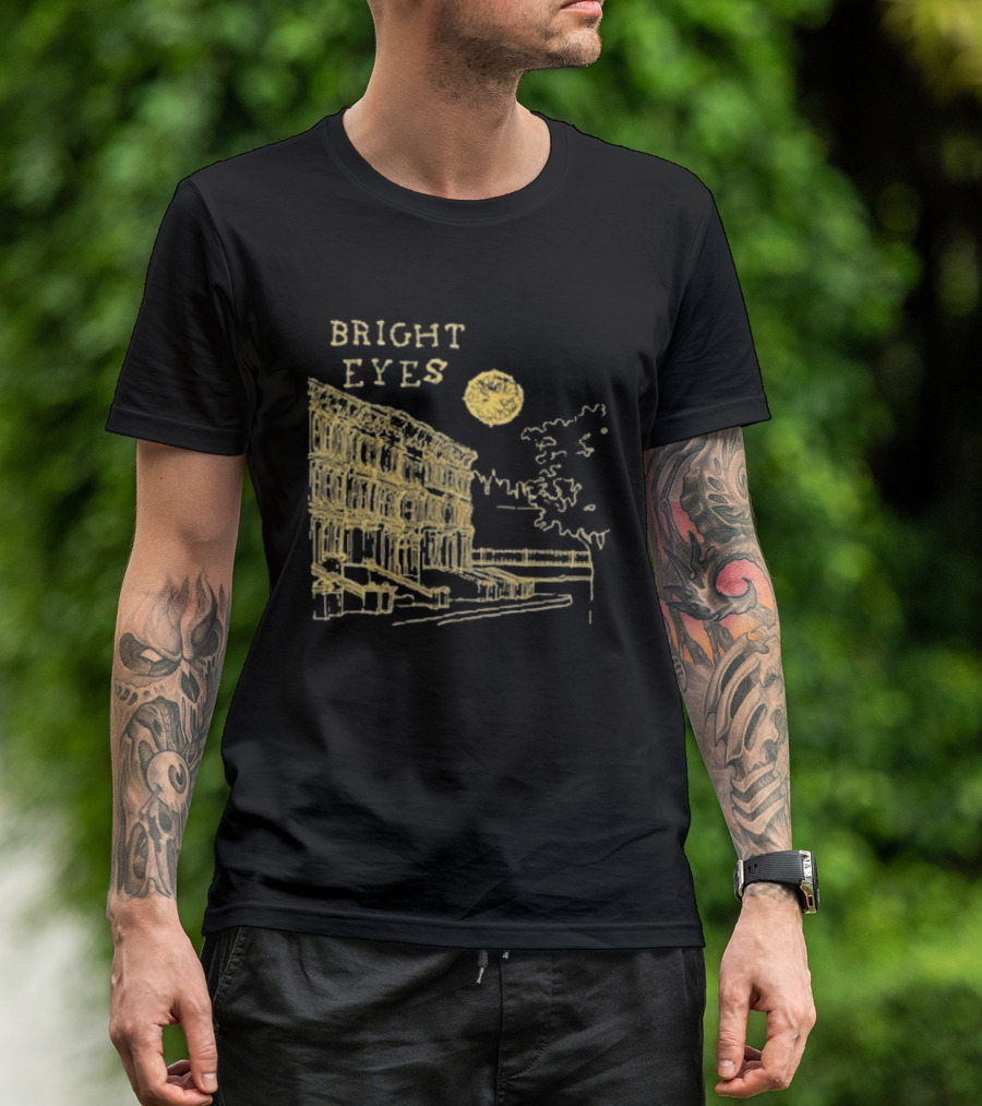 Bright Eyes I'm Wide Awake It's Morning Sun And Building Scene T-Shirt