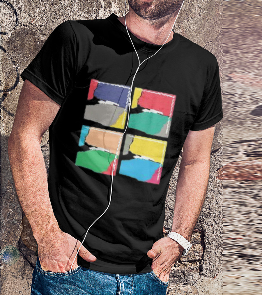 Genesis Abacab 45th Anniversary Multicolor Blocks T-Shirt