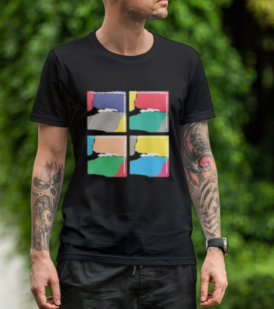 Genesis Abacab 45th Anniversary Multicolor Blocks T-Shirt