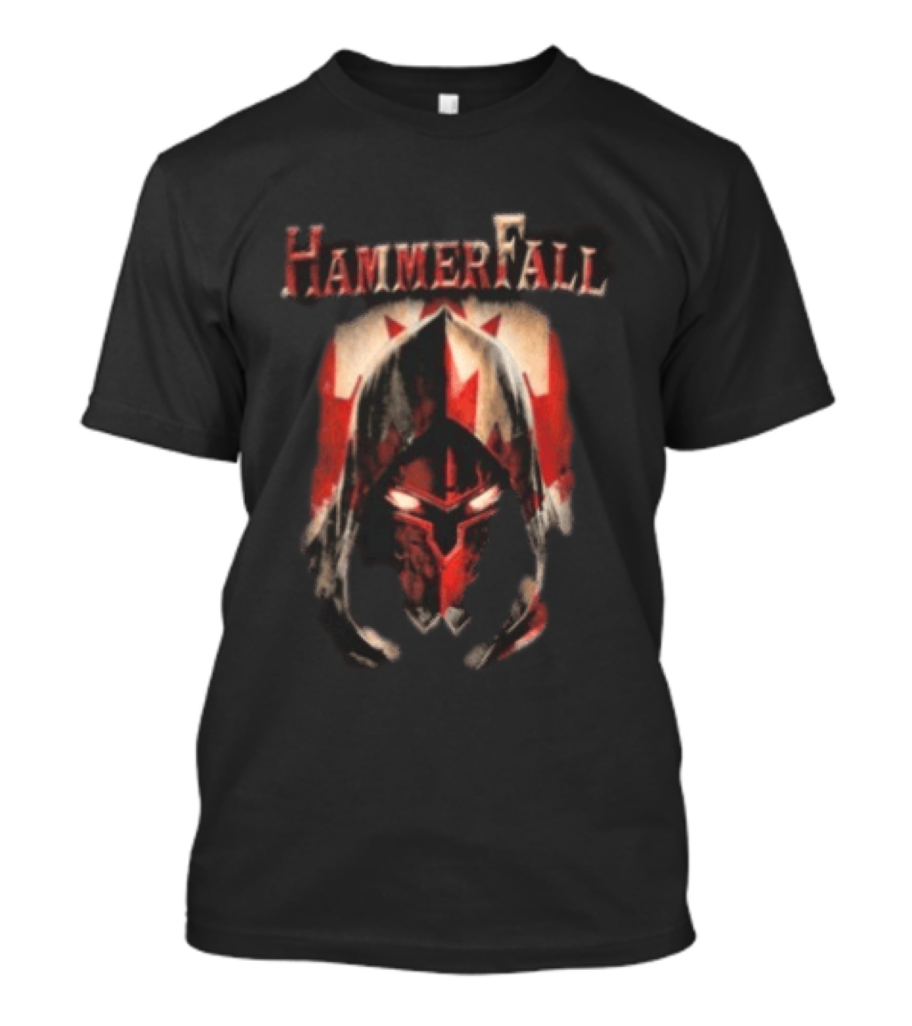 HammerFall I Speak For Freedom For All Canada Warrior Helmet T-Shirt