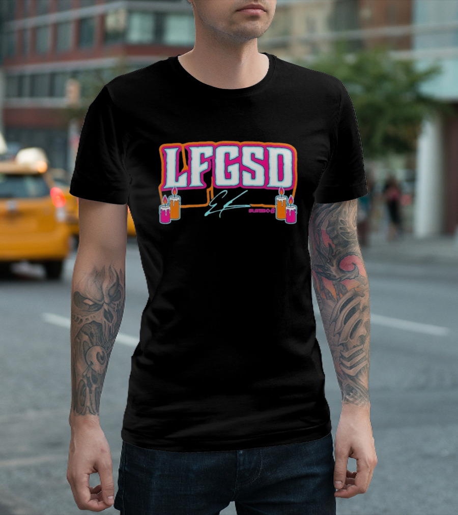 LFGSD Ethan Salas Signature Candles T-Shirt
