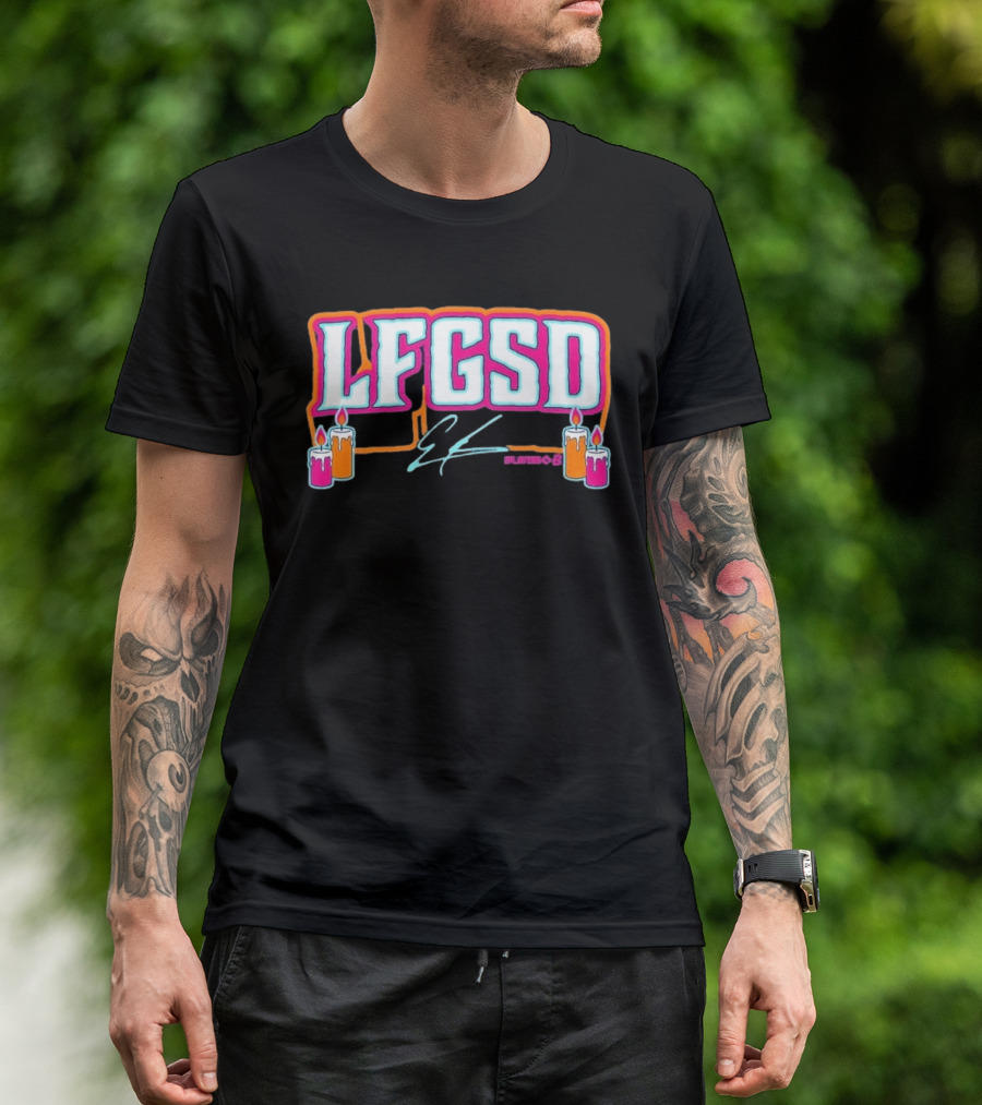 LFGSD Ethan Salas Signature Candles T-Shirt