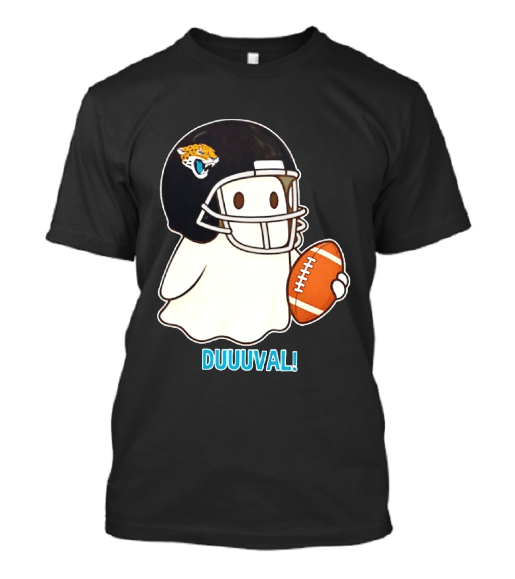 Jacksonville Jaguars Ghost Football Duuuval Halloween 2026 T-Shirt