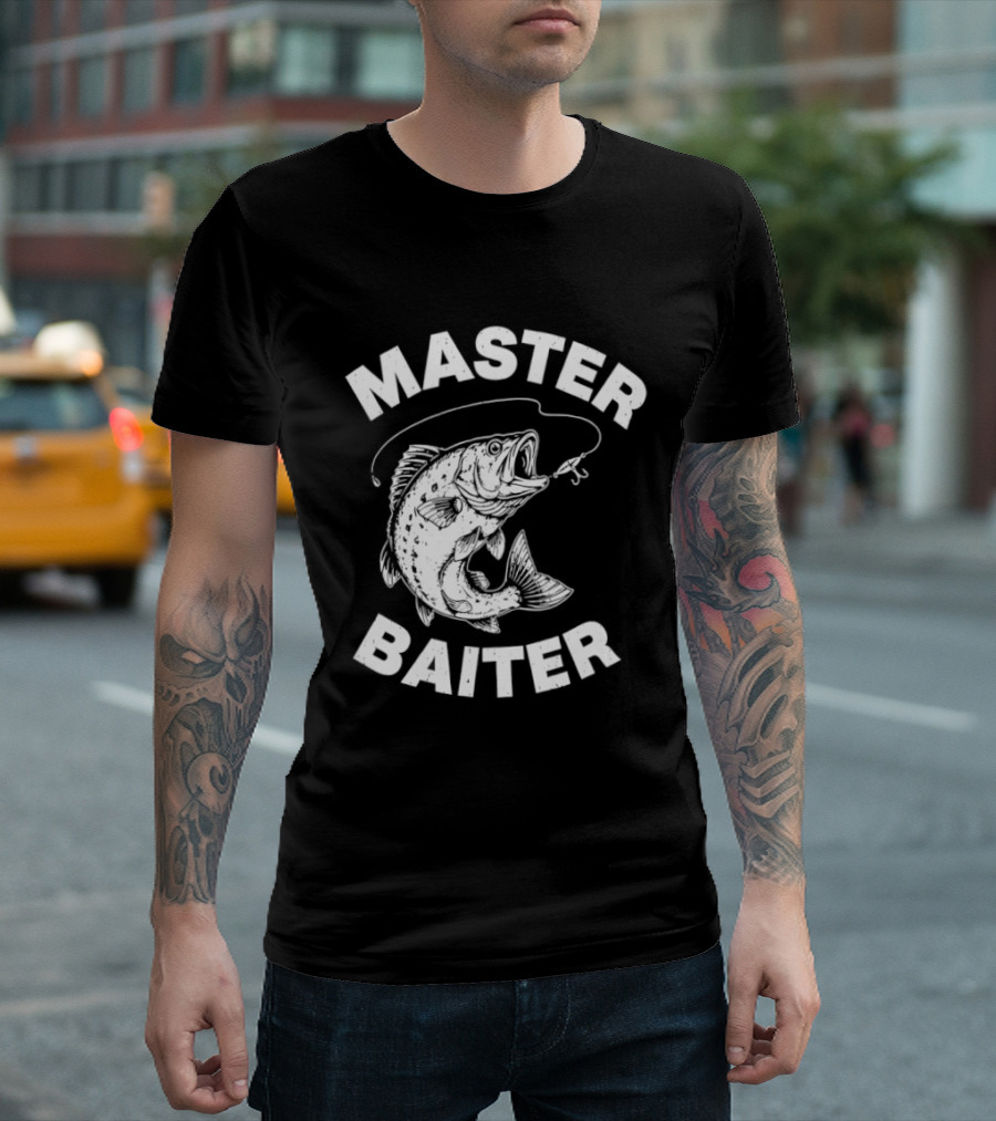 Master Baiter Fishing Hook Fish T-Shirt