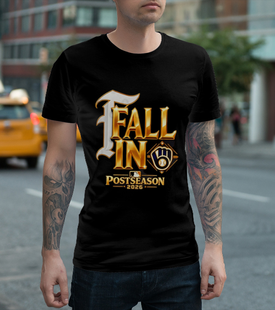Milwaukee Brewers Fall In Postseason 2026 MLB T-Shirt