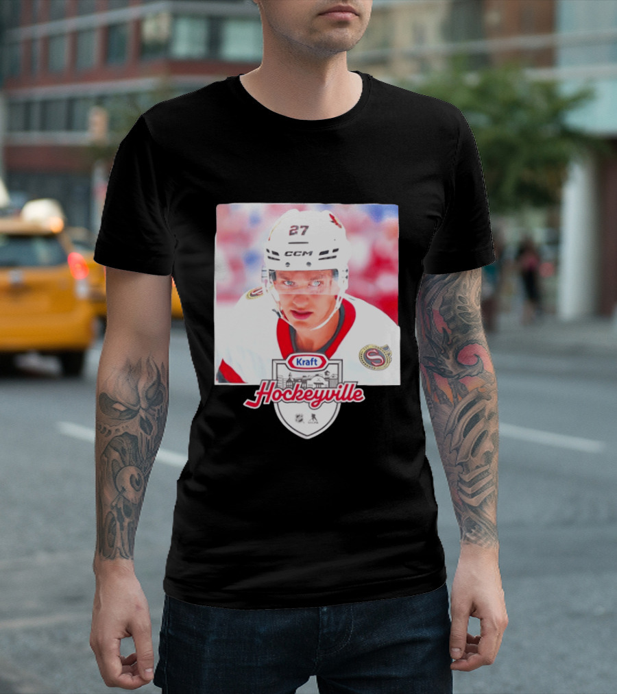 Ottawa Senators 27 Kraft Hockeyville CCM T-Shirt