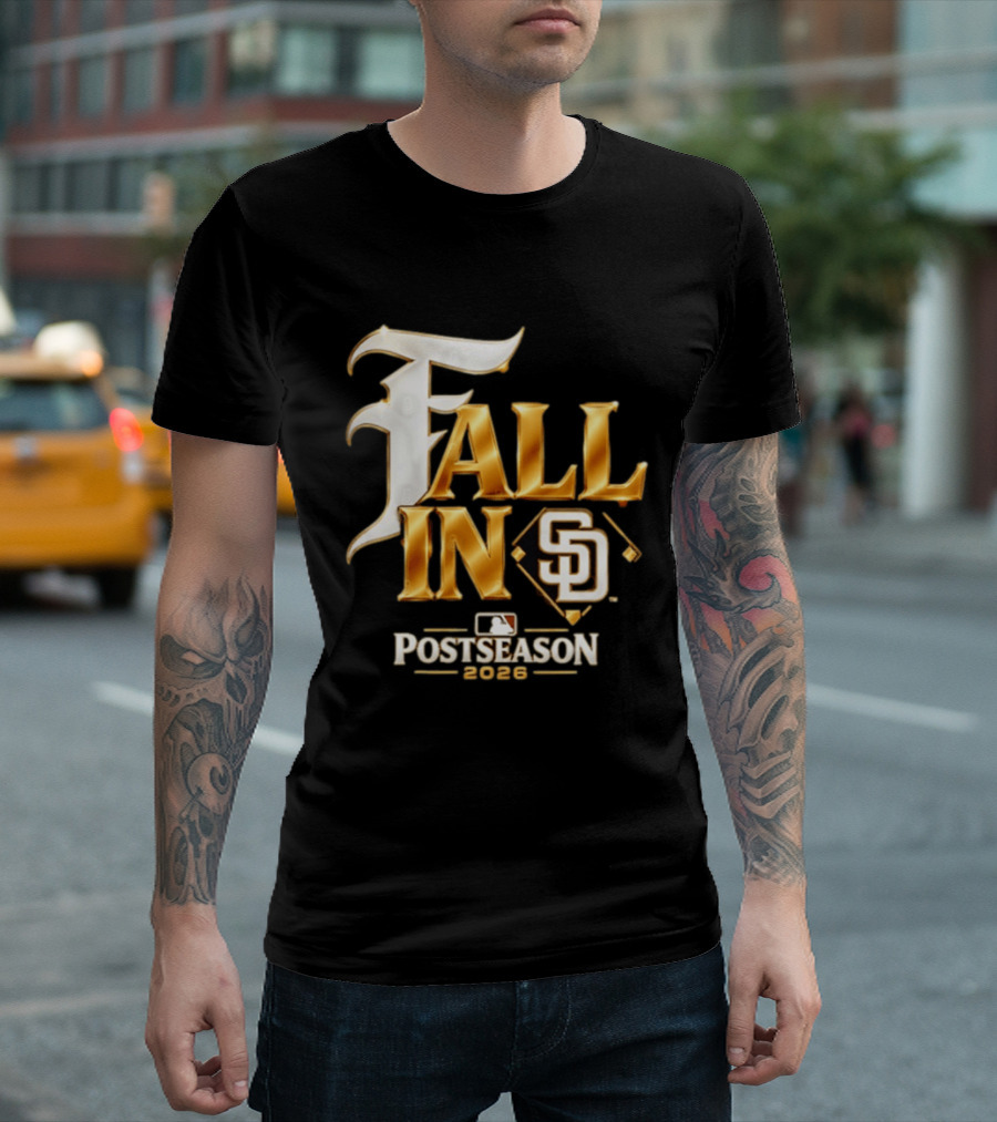 San Diego Padres Fall In SD Postseason 2026 MLB T-Shirt