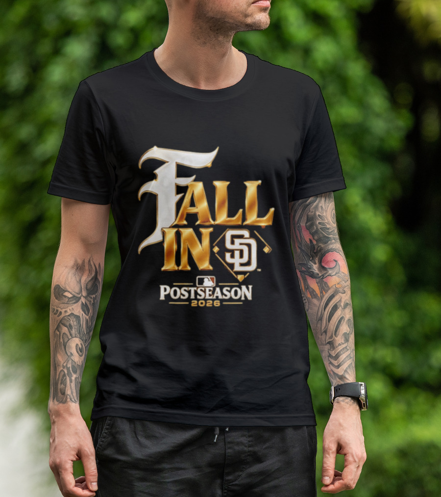 San Diego Padres Fall In SD Postseason 2026 MLB T-Shirt