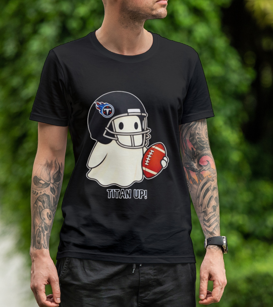 Tennessee Titans Ghost Halloween Titan Up 2026 Football Team Fan Gear T-Shirt