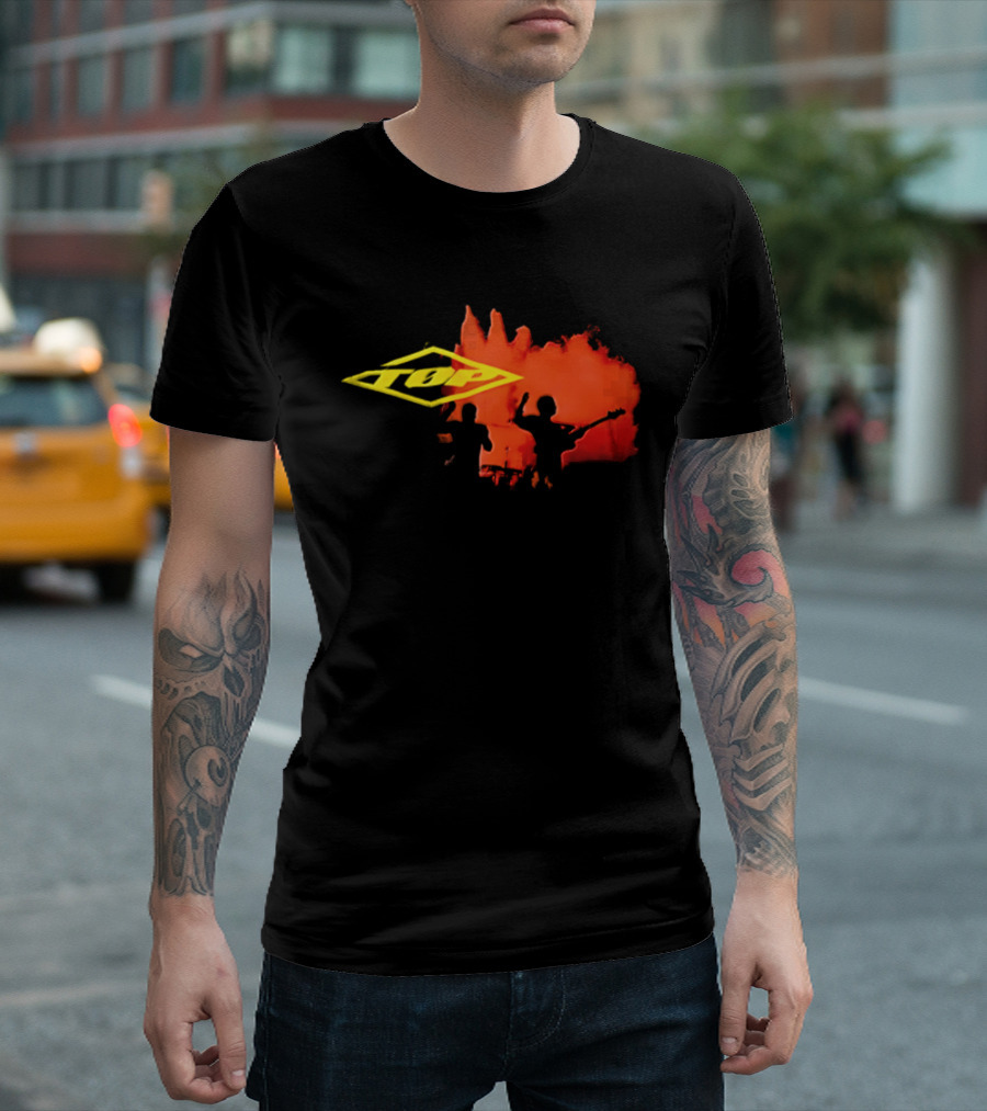 Twenty One Pilots Top Logo Red Splash T-Shirt