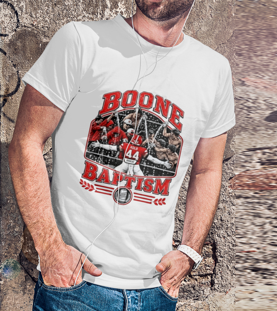 Oklahoma State Cowboys Boone Baptism Kolb 44 Football Celebration Team Spirit T-Shirt