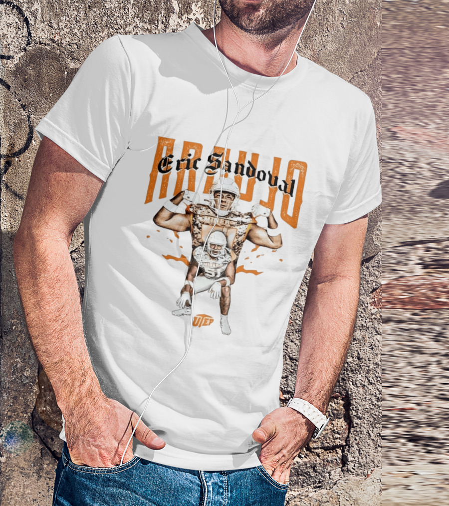 NCAA Football UTEP Eric Sandoval Araujo Collage T-Shirt