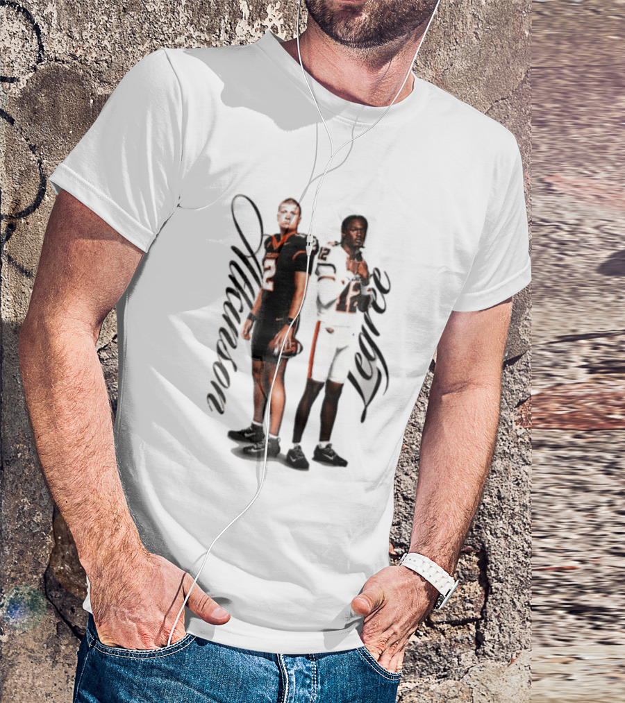 Oregon State Beavers Atkinson Legree Football Players Uniforms T-Shirt