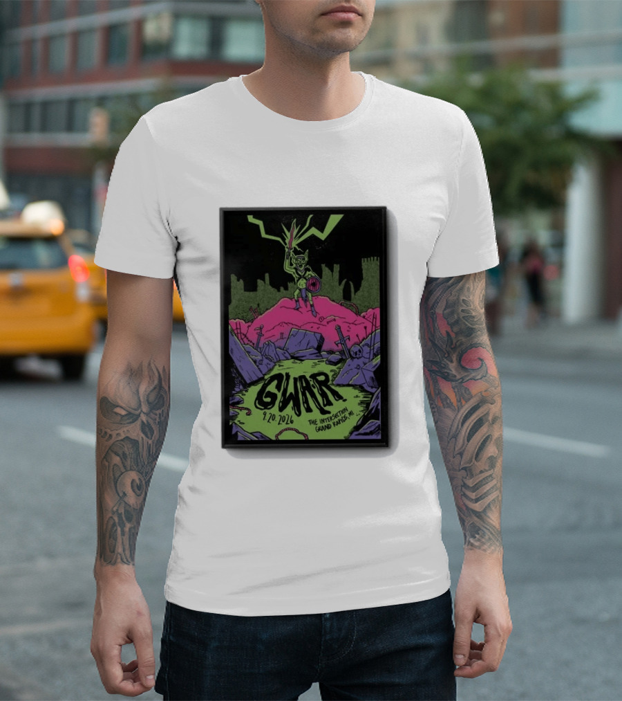Gwar 9 20 2026 The Intersection Grand Rapids MI T-Shirt