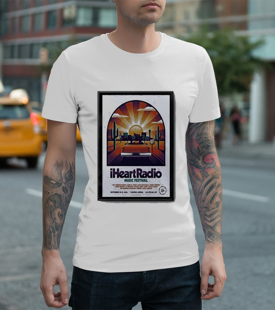 IHeartRadio Music Festival 2026 Mobile Arena Las Vegas Lineup Brandon Boone Ciara Goo Goo Dolls Heart Cherry Levent EloH Kush Tara Harrison Dodg T-Shirt