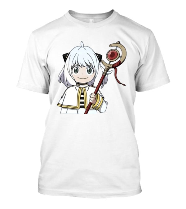Spy X Family X Frieren Beyond Journey's End Anya Slayer Crossover Anime T-Shirt