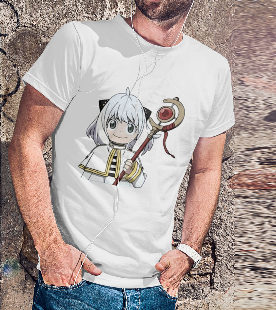 Spy X Family X Frieren Beyond Journey's End Anya Slayer Crossover Anime T-Shirt