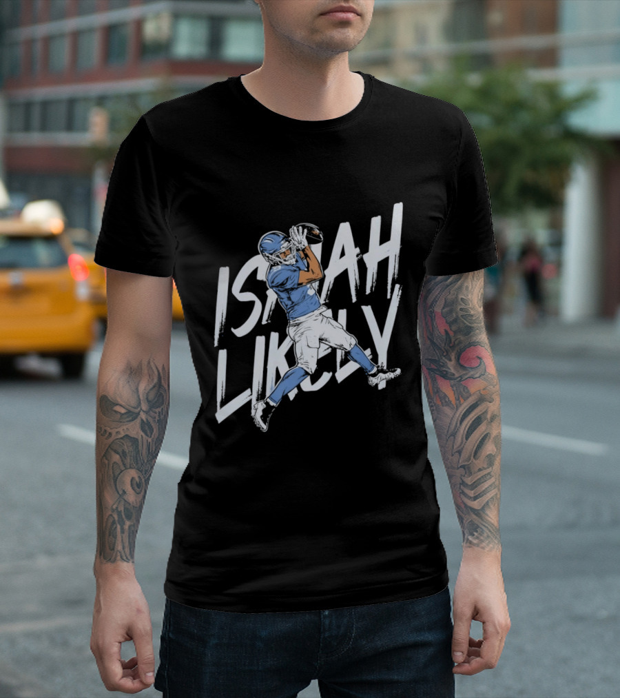 Isaiah Likely Football Catch New York Giants Player T-Shirt