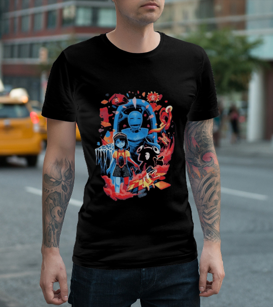 ENA Dream BBQ Lonely Door Character Art And Surreal T-Shirt