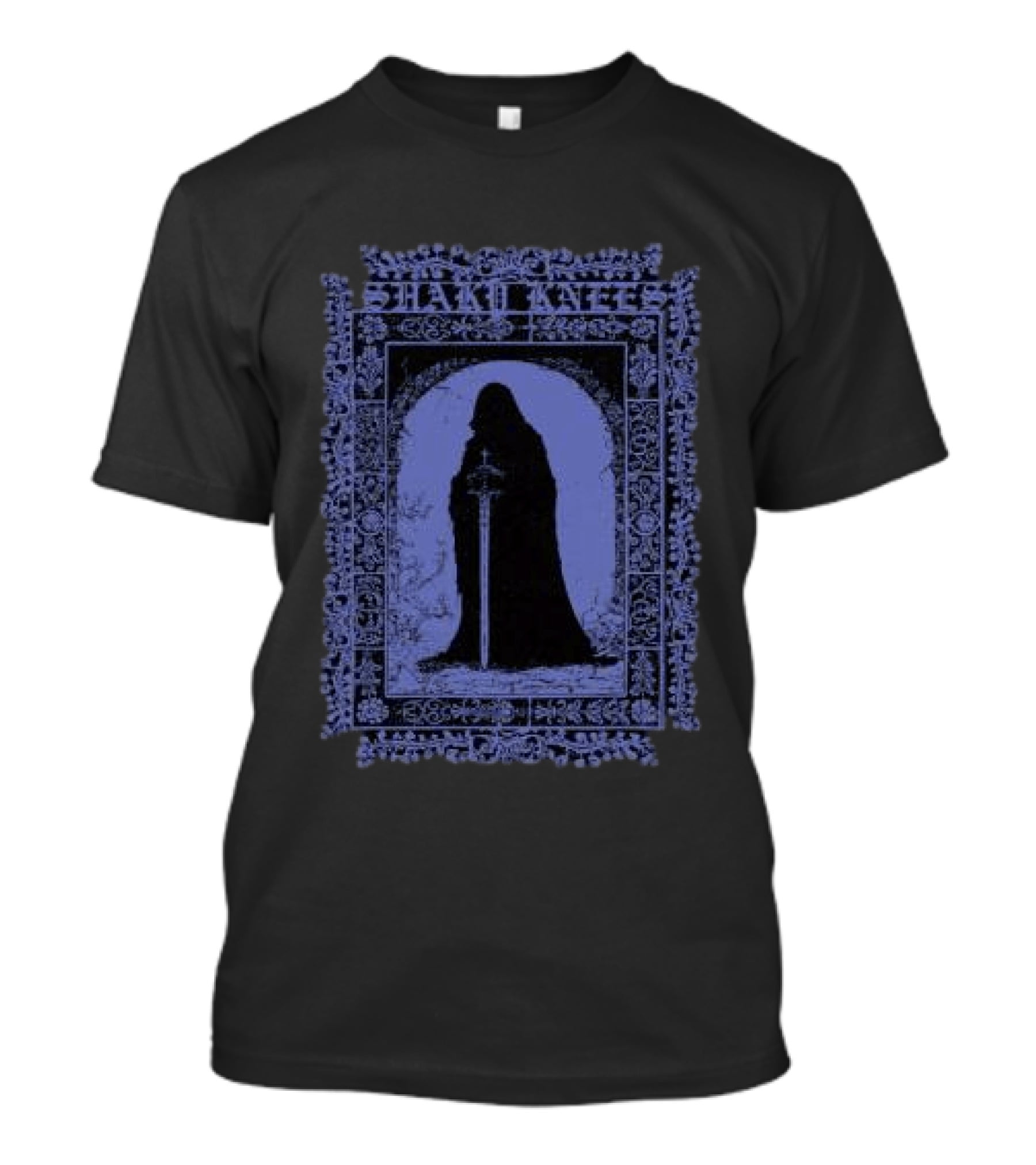 Shaky Knees Festival Store Reaper Lineup Arched Medieval Frame T-Shirt