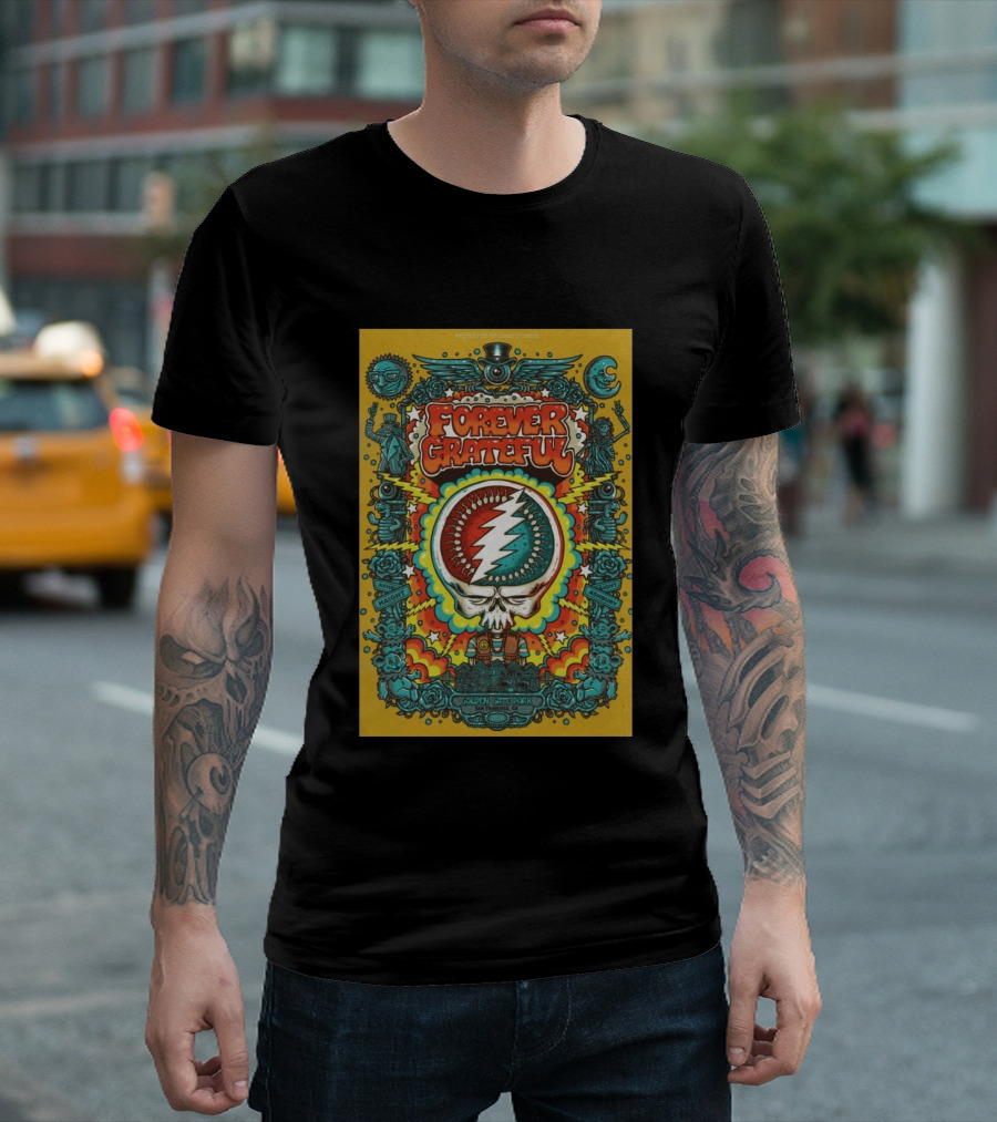 Forever Grateful Golden Gate Park Haight Ashbury San Francisco 2026 T-Shirt
