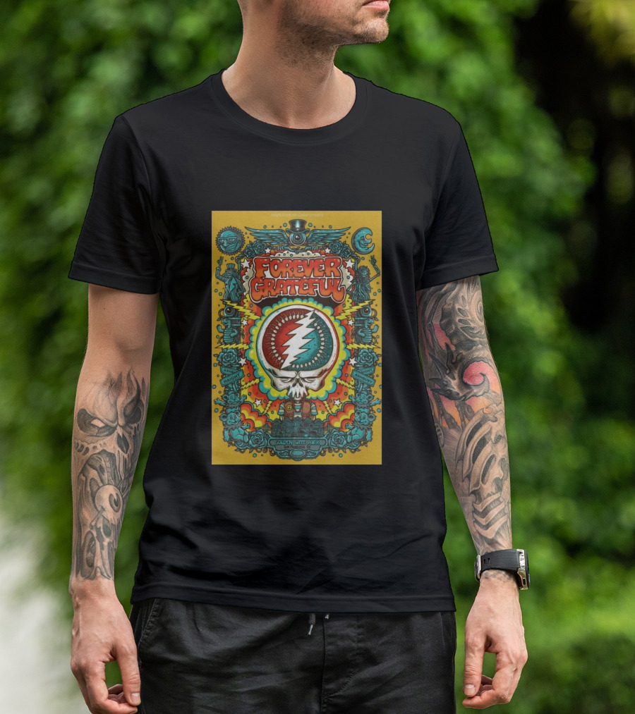 Forever Grateful Golden Gate Park Haight Ashbury San Francisco 2026 T-Shirt