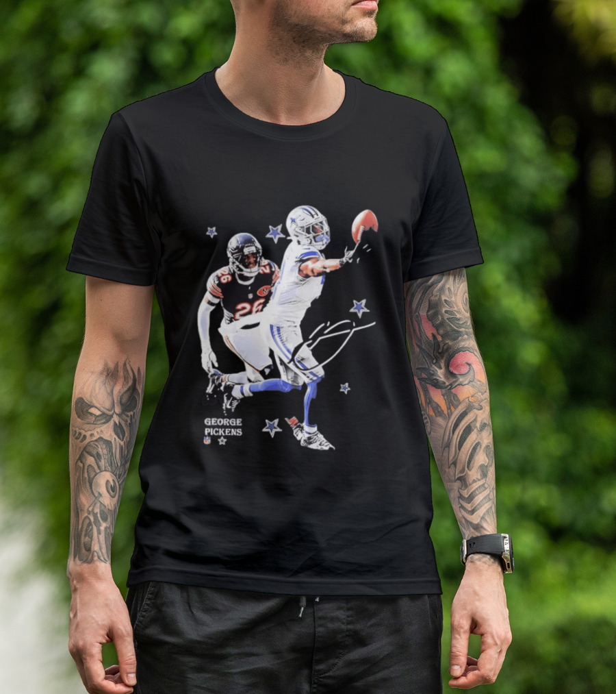 George Pickens NFL Action Dallas Cowboys Vs Chicago Bears Game Highlights T-Shirt