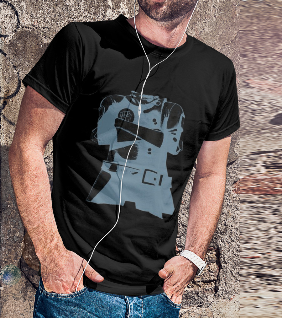 Gorillaz Store Stylo Hood Black Fist T-Shirt
