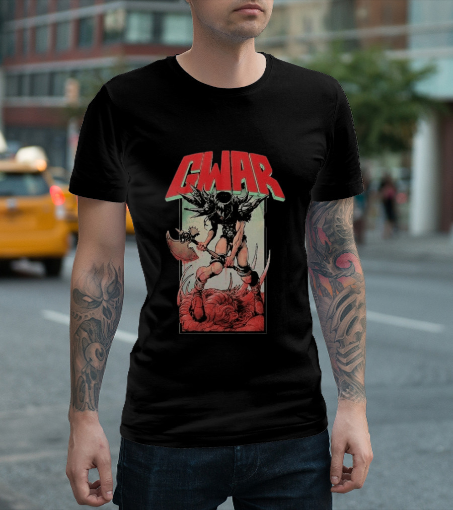 Gwar Balsac The Jaws Of Death Barbaric Warrior Monster T-Shirt