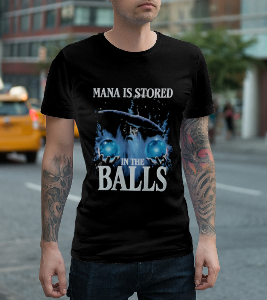 Mana Is Stored In The Balls Ice And Magic T-Shirt