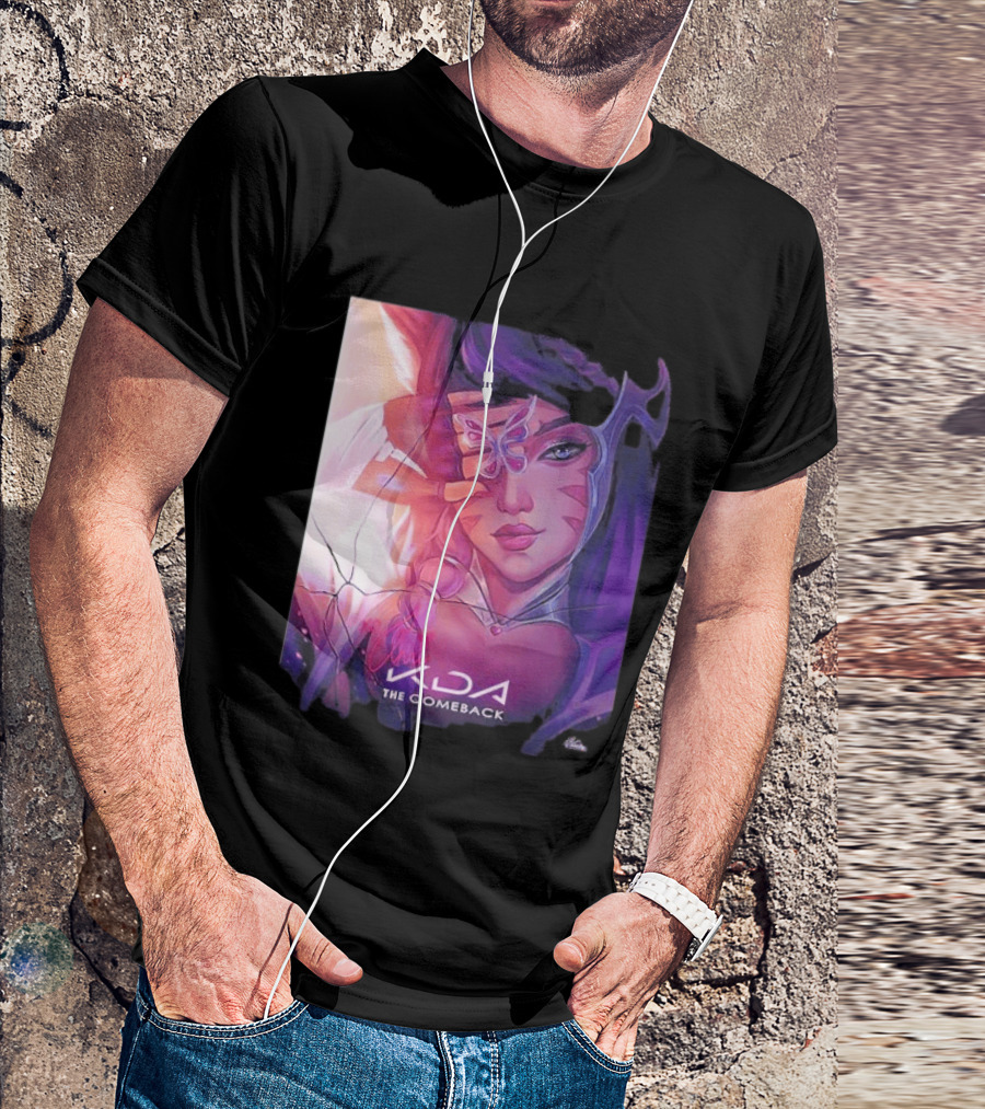 Ahri KDA The Comeback Arcane League Of Legends By Nikkotari T-Shirt