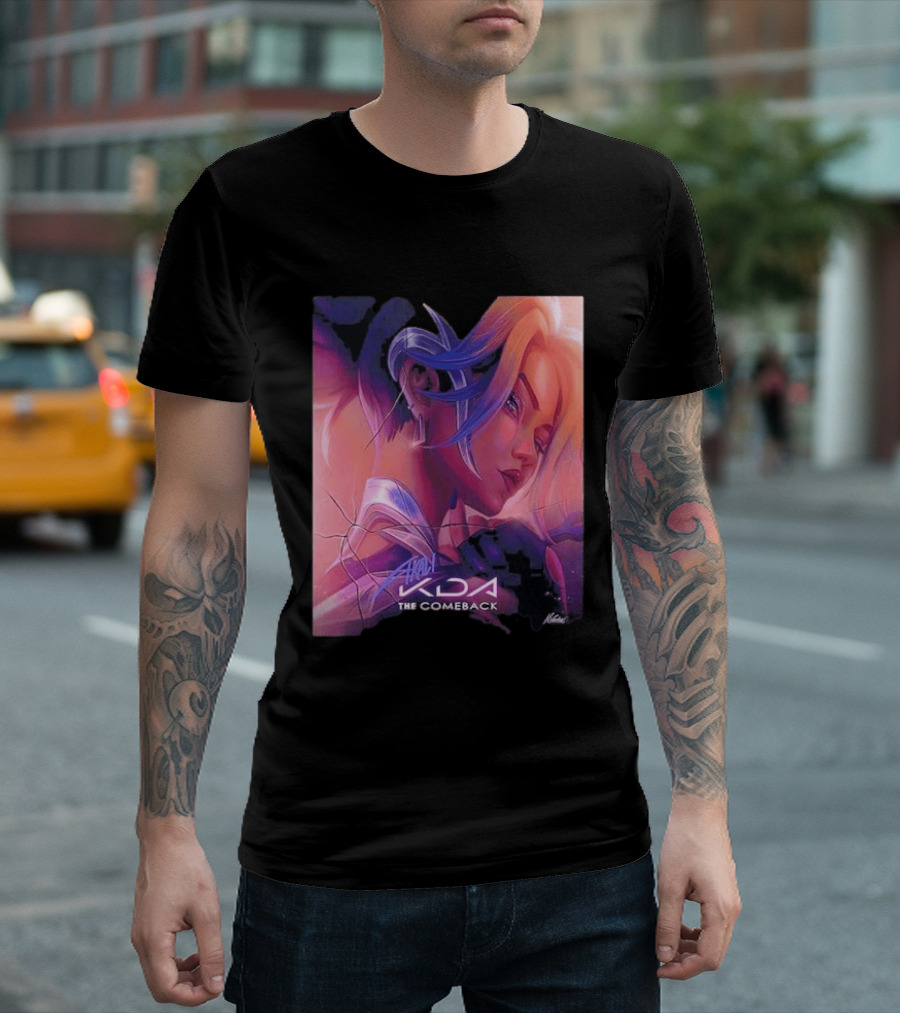 Akali KDA The Comeback Arcane League Of Legends Nikkotari T-Shirt
