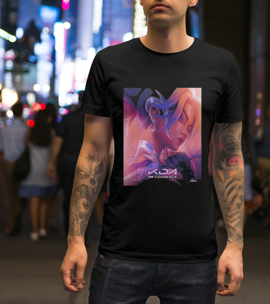 Akali KDA The Comeback Arcane League Of Legends Nikkotari T-Shirt