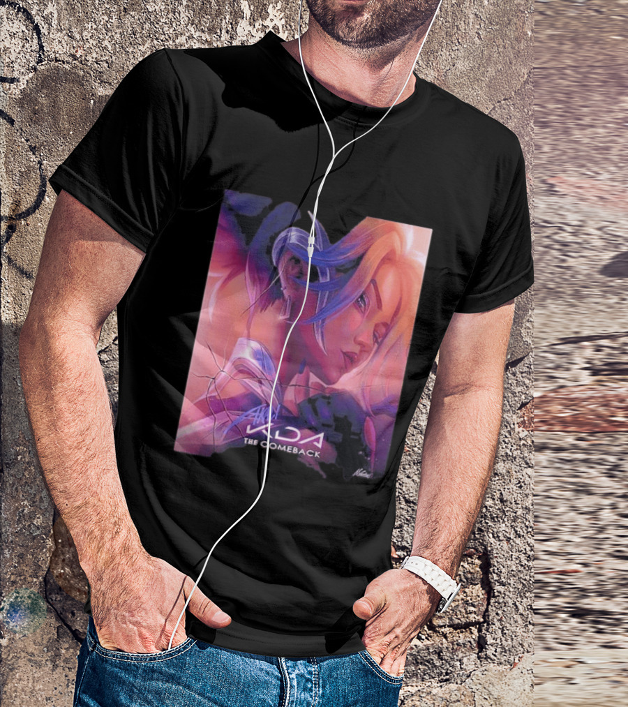 Akali KDA The Comeback Arcane League Of Legends Nikkotari T-Shirt