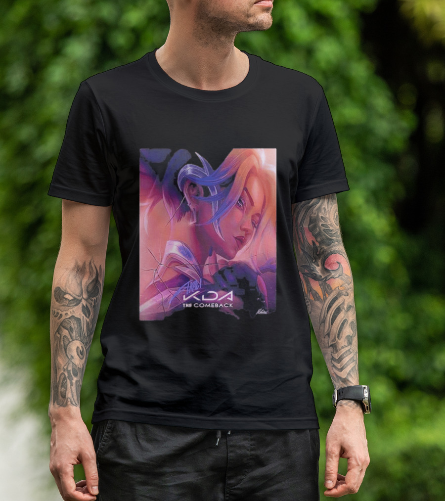 Akali KDA The Comeback Arcane League Of Legends Nikkotari T-Shirt