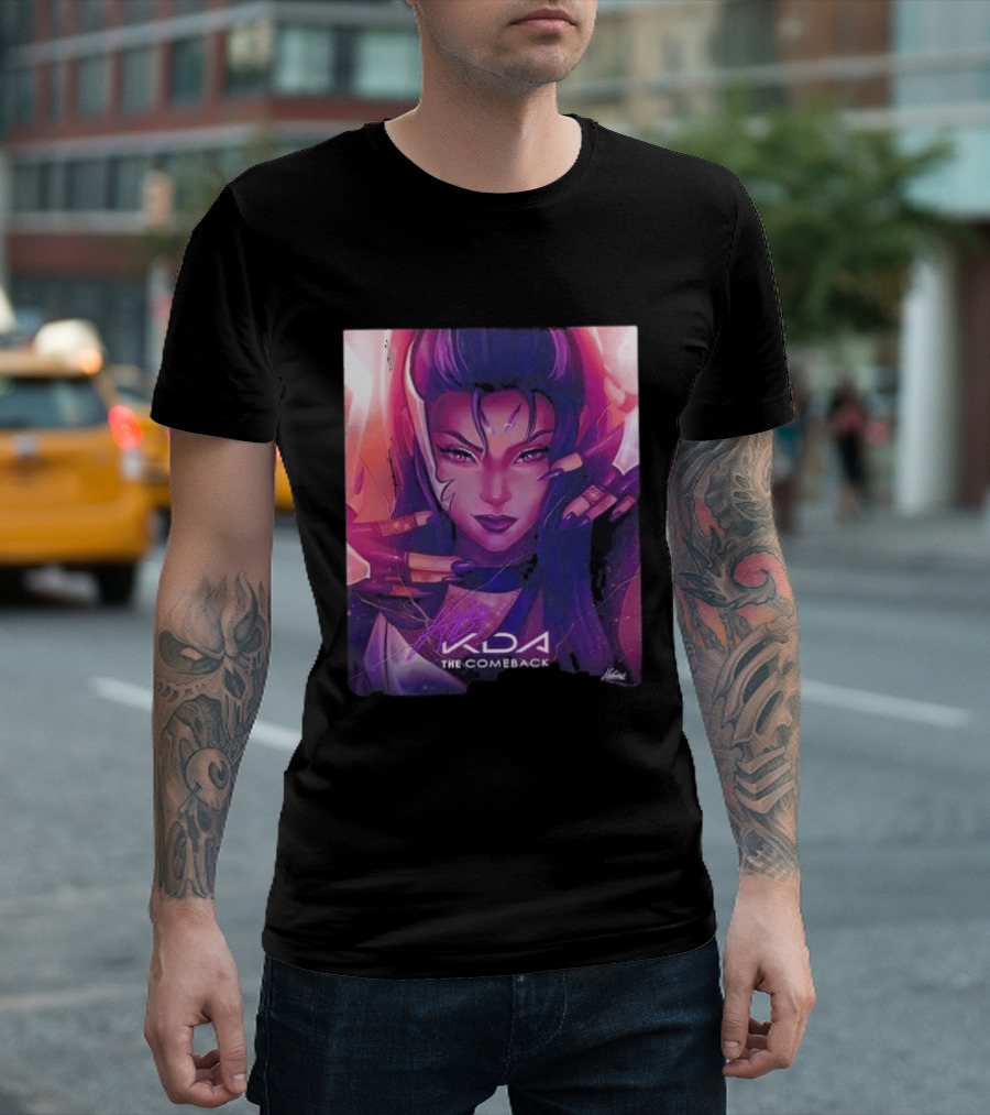 Kaisa KDA The Comeback Arcane League Of Legends By Nikkotari T-Shirt