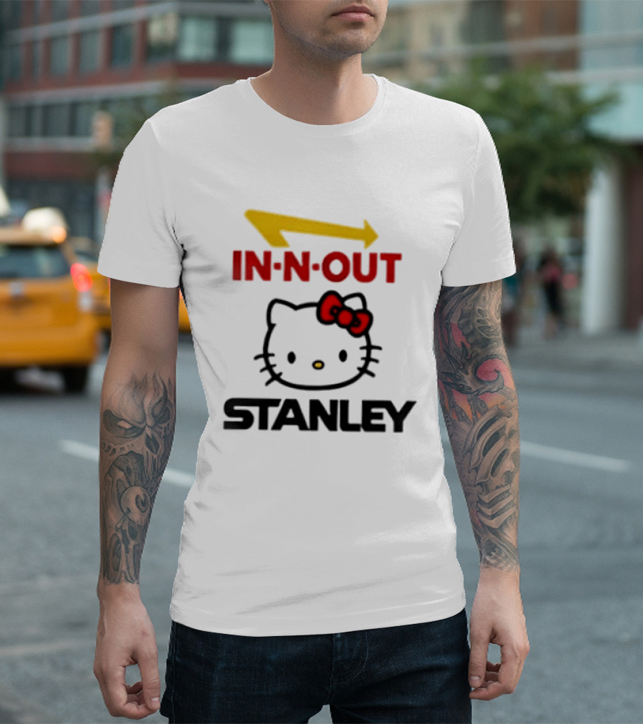 In N Out Hello Kitty Stanley Collaboration T-Shirt