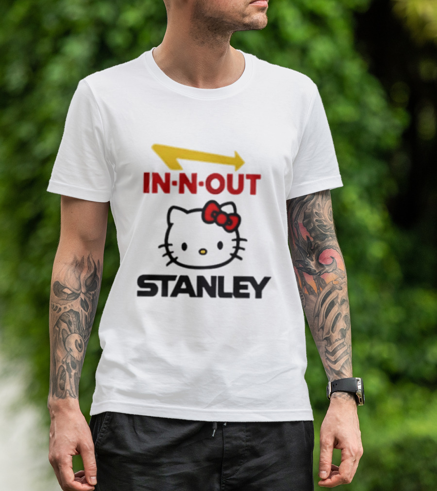 In N Out Hello Kitty Stanley Collaboration T-Shirt
