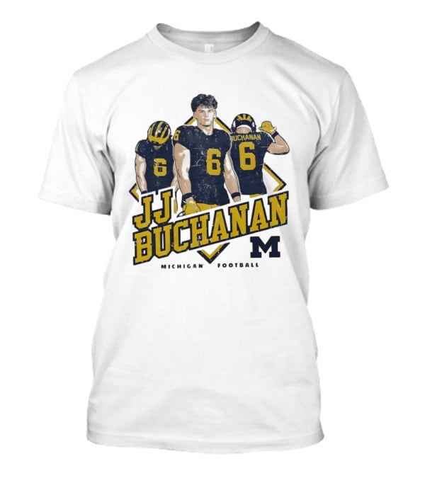 JJ Buchanan 6 Michigan Wolverines Football M T-Shirt