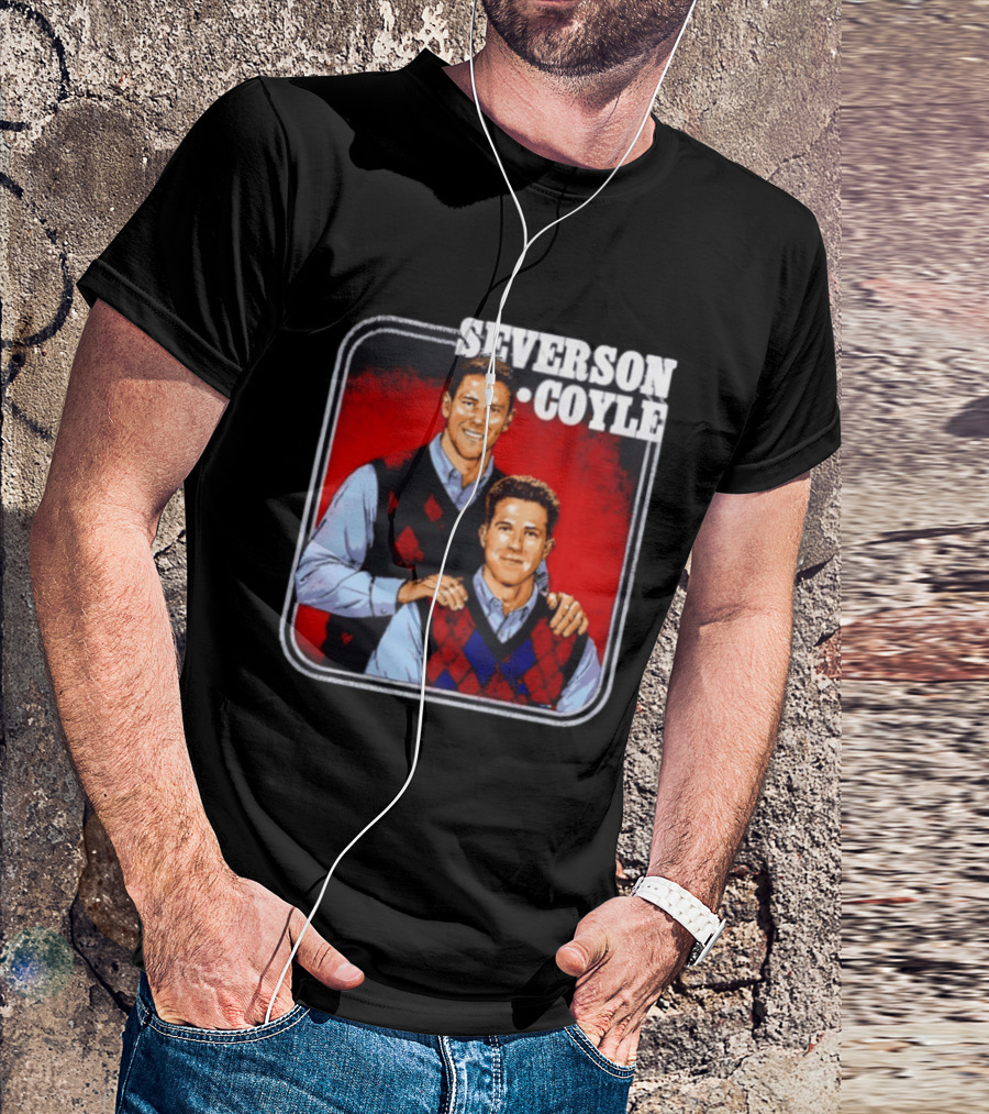 Severson Coyle Columbus Blue Jackets Step Brothers T-Shirt