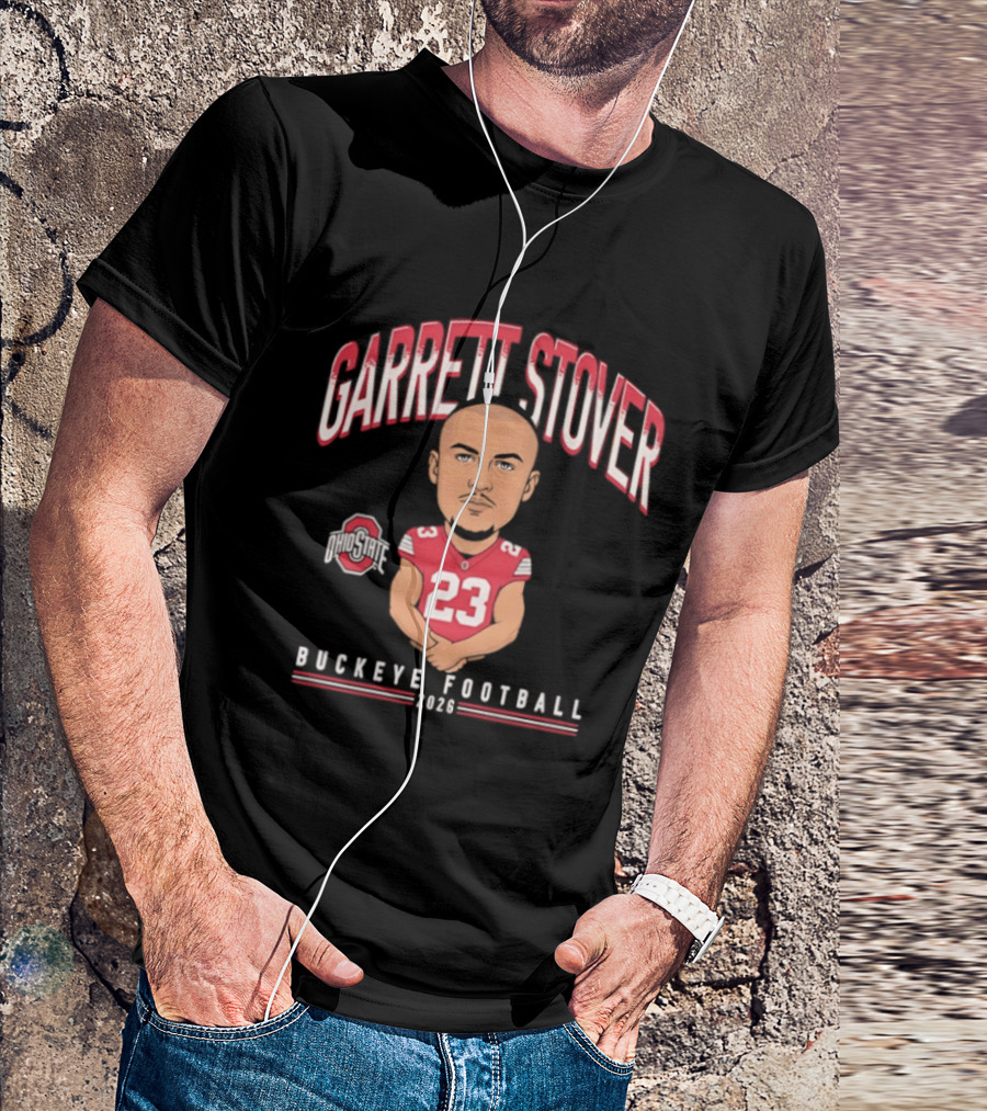 Garrett Stover Buckeye Football 2023 Ohio State 23 T-Shirt