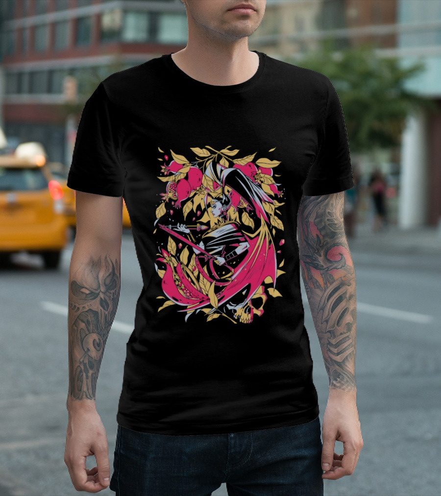 Hades First Of The Furies Mythical Foliage Sword T-Shirt